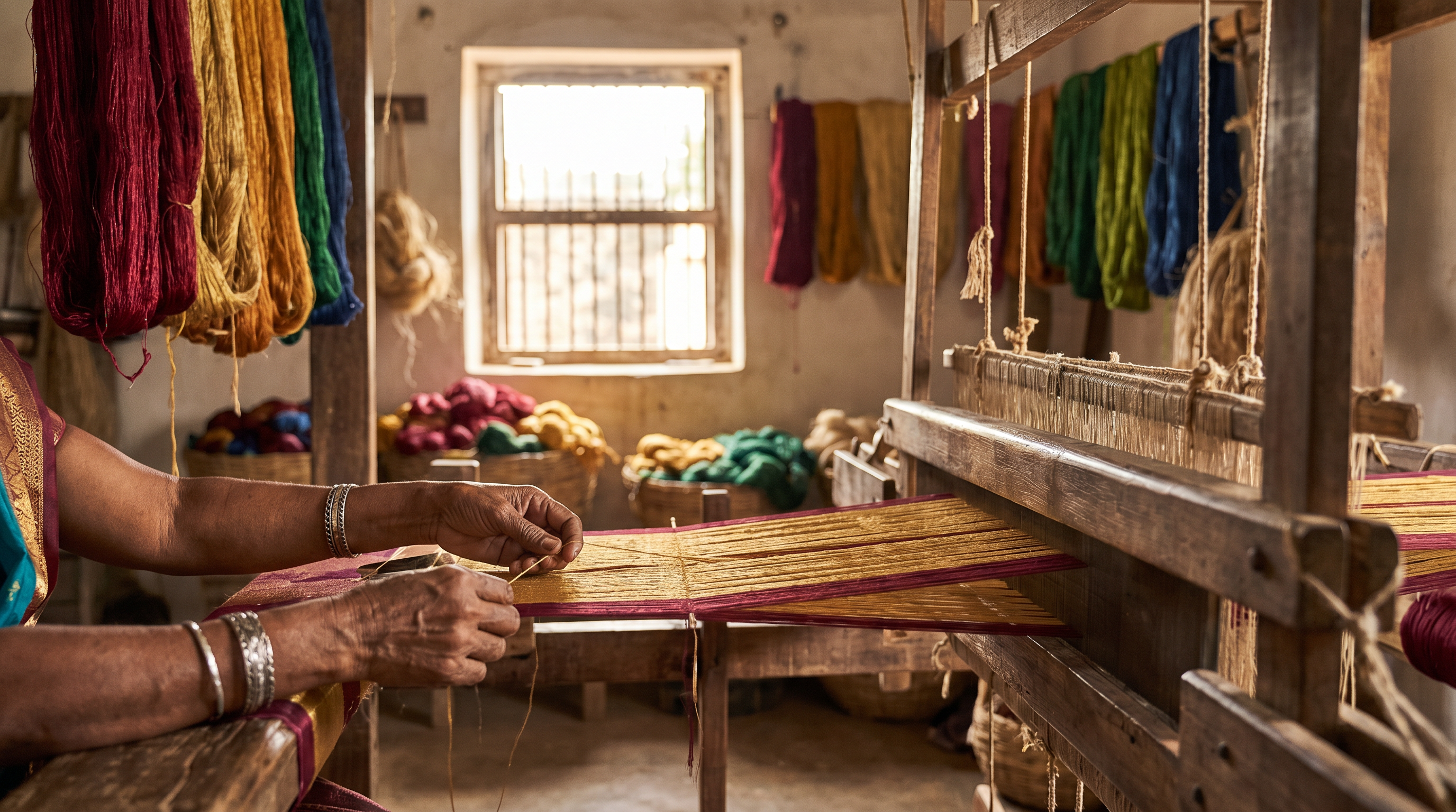 Annaaadai Handloom Weaving